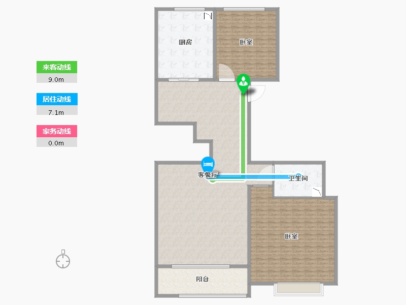 山西省-太原市-鸿赫·时代天际-211.97-户型库-动静线