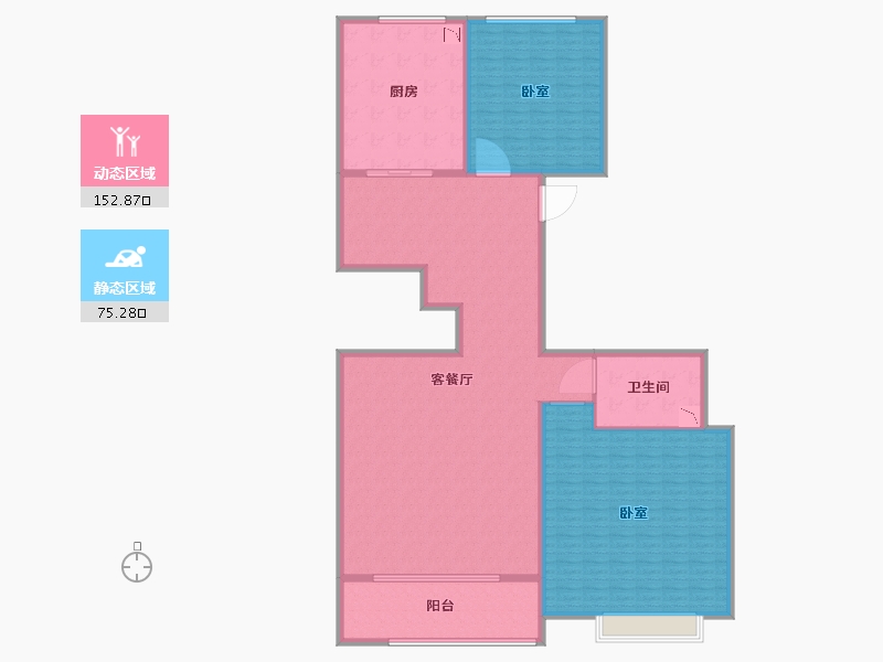 山西省-太原市-鸿赫·时代天际-211.97-户型库-动静分区