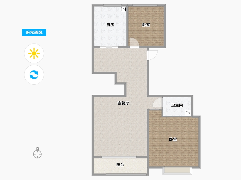 山西省-太原市-鸿赫·时代天际-211.97-户型库-采光通风