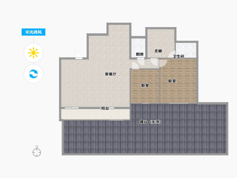 山西省-太原市-大同富力悦玺-282.00-户型库-采光通风