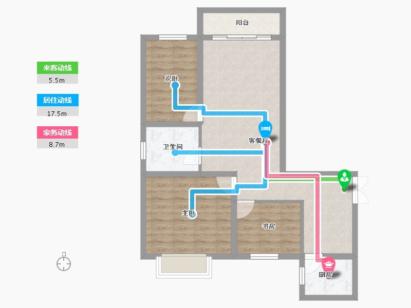 河北省-承德市-承德现代城-72.23-户型库-动静线