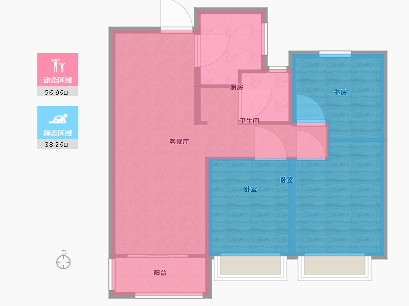 山西省-太原市-阳光城并州府-86.00-户型库-动静分区