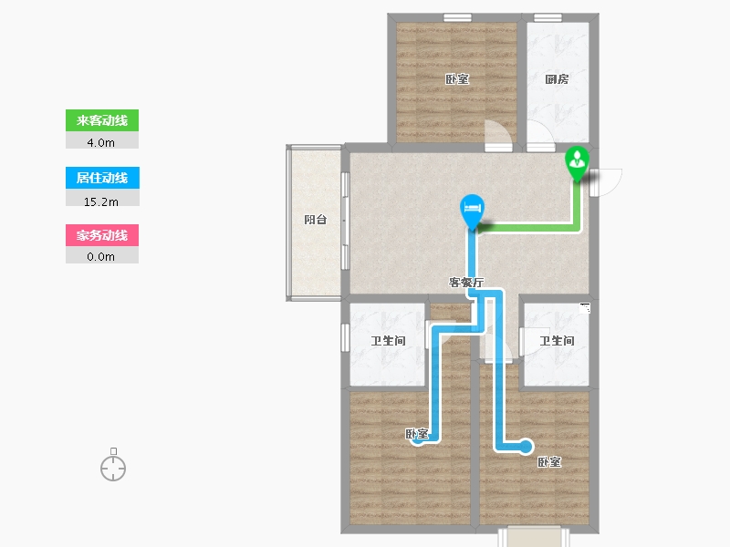 山西省-太原市-晋建迎曦园-89.45-户型库-动静线