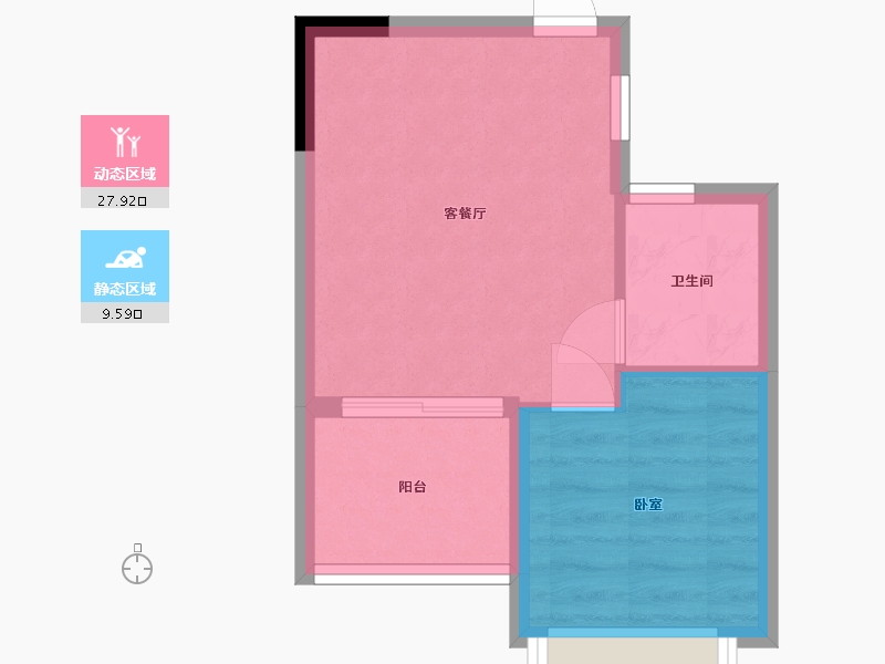 云南省-保山市-华侨城·梦幻腾冲国际温泉度假小镇-33.55-户型库-动静分区