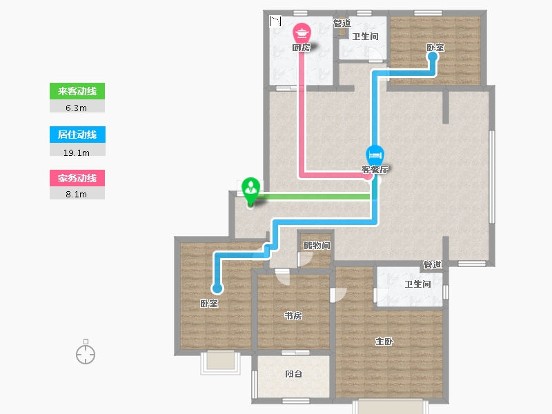 山西省-太原市-海尔产城创国际广场-154.00-户型库-动静线