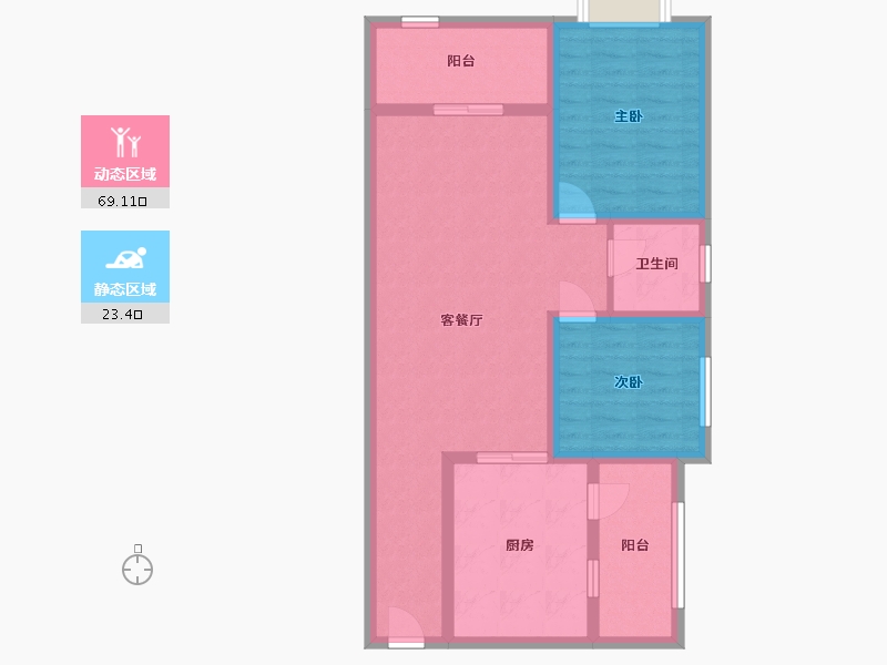 四川省-资阳市-新华阳光誉品-82.01-户型库-动静分区