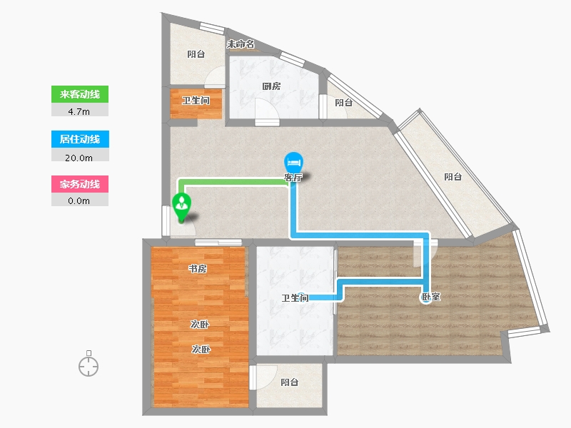 云南省-昆明市-永和府-96.58-户型库-动静线