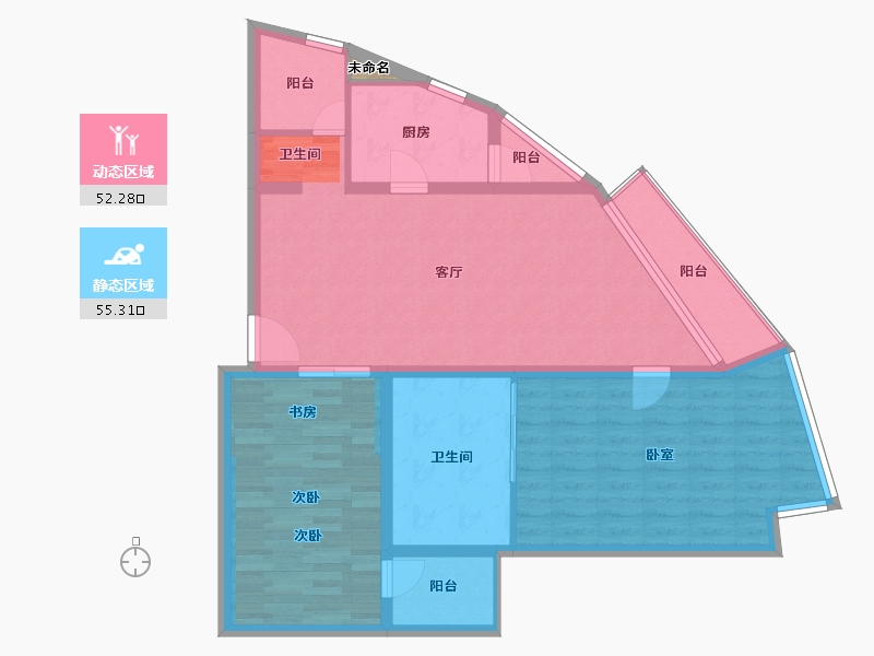 云南省-昆明市-永和府-96.58-户型库-动静分区