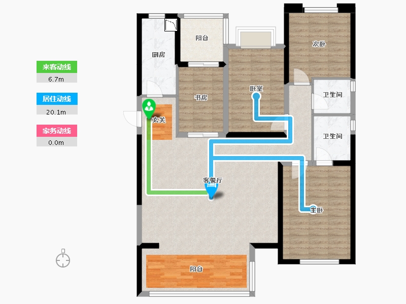 四川省-成都市-建发中央湾区-120.58-户型库-动静线