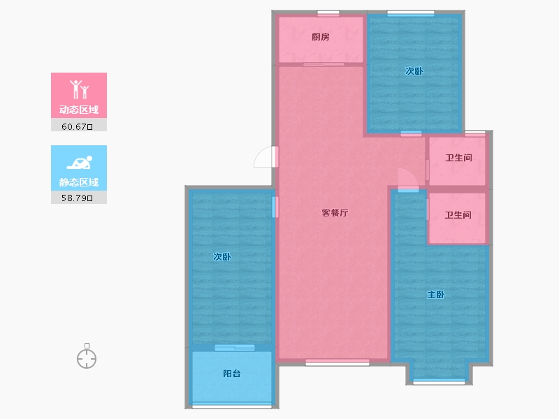 河北省-廊坊市-文院9号-107.51-户型库-动静分区