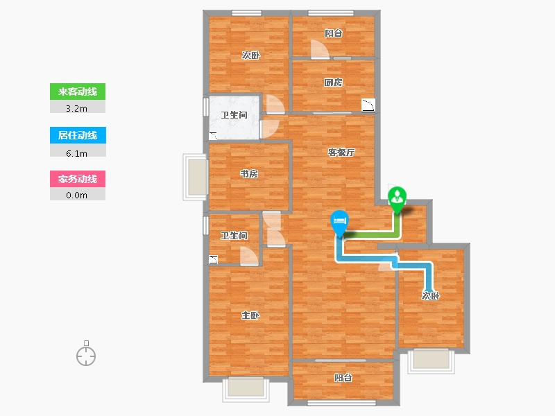 山西省-太原市-山投·青运城-128.08-户型库-动静线