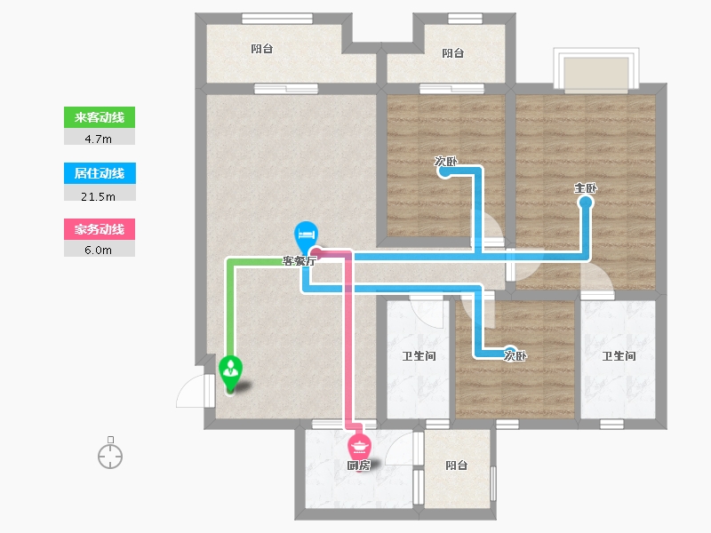 四川省-资阳市-新华阳光誉品-91.53-户型库-动静线