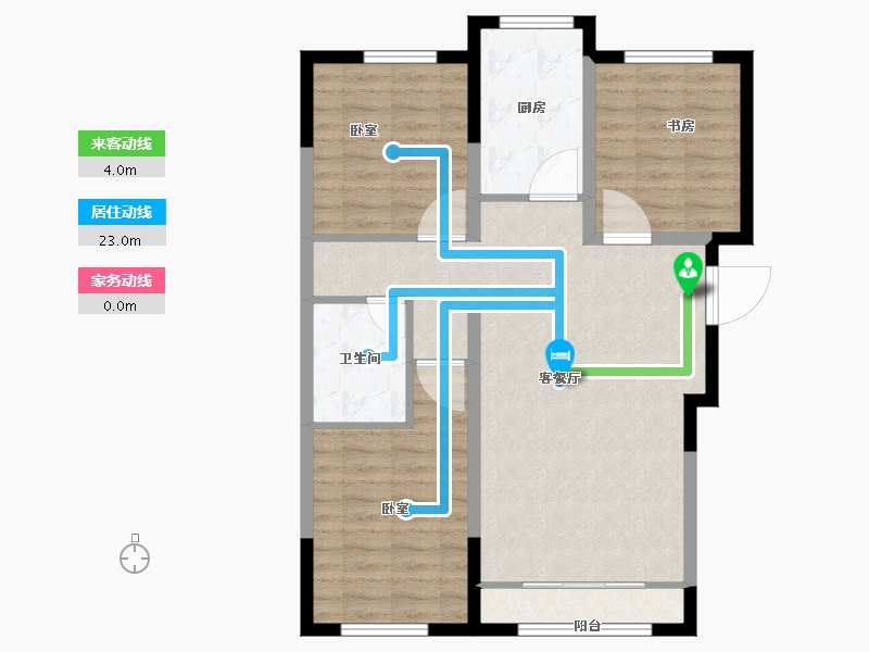 河北省-保定市-学府澜湾-82.00-户型库-动静线