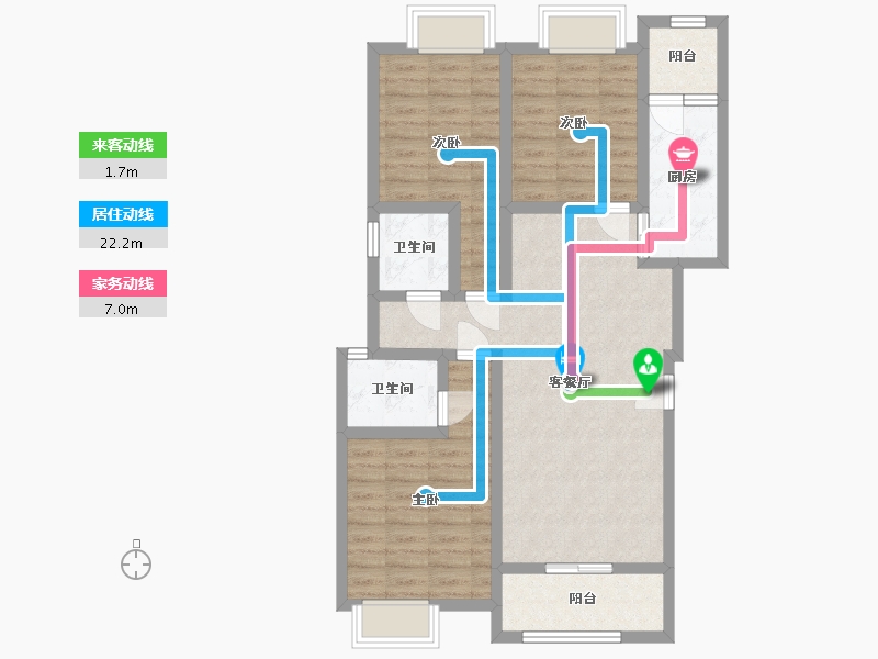 四川省-资阳市-新华阳光誉品-86.14-户型库-动静线