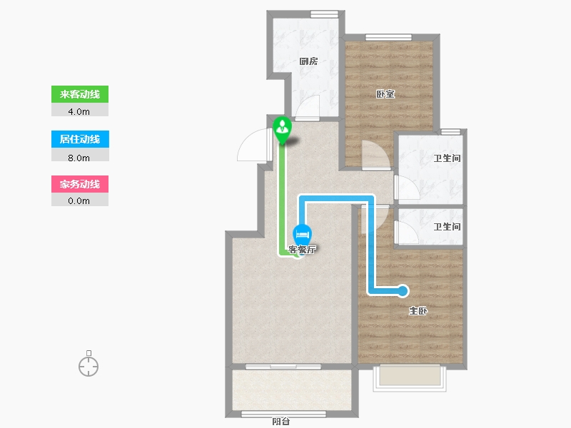 河北省-石家庄市-城南尚府-71.20-户型库-动静线