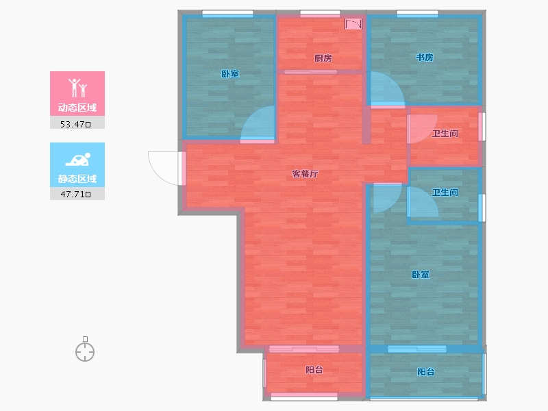 河北省-保定市-京南首府-91.41-户型库-动静分区