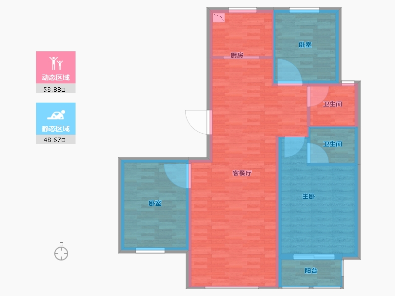 河北省-保定市-京南首府-93.24-户型库-动静分区