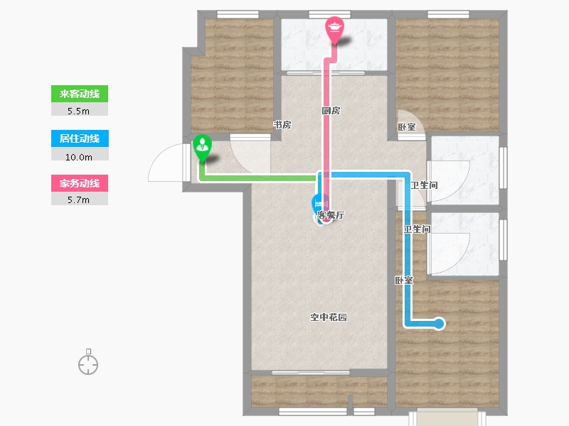 山西省-太原市-悦唐·慧和郡-102.00-户型库-动静线