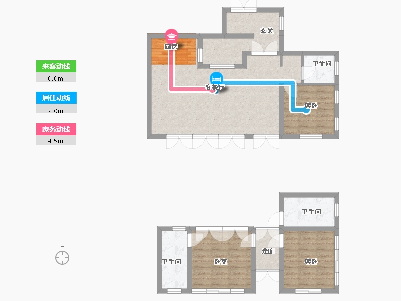 山西省-太原市-乐华城温泉度假小镇-89.00-户型库-动静线