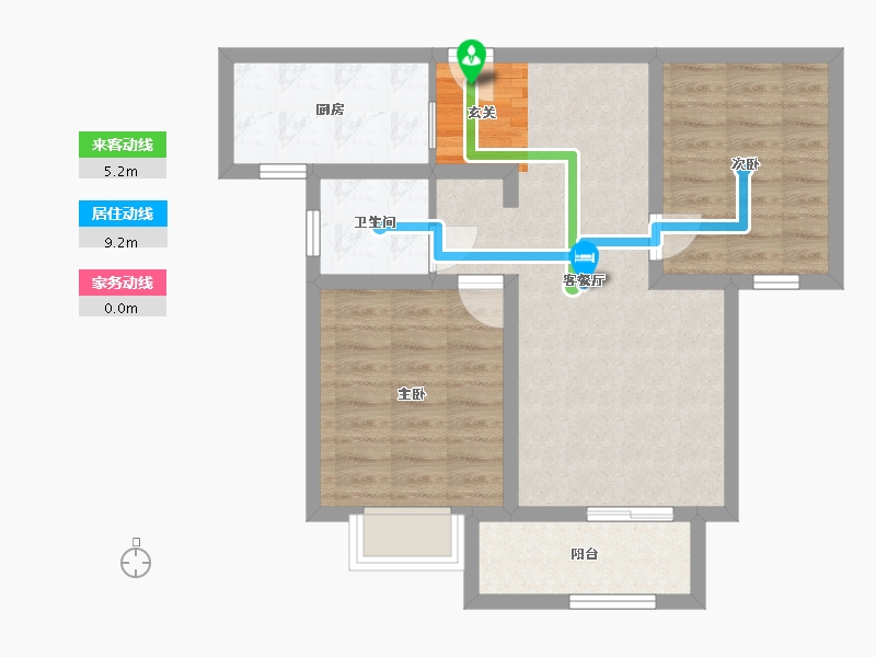 河北省-廊坊市-龙邸·厚得街-64.02-户型库-动静线