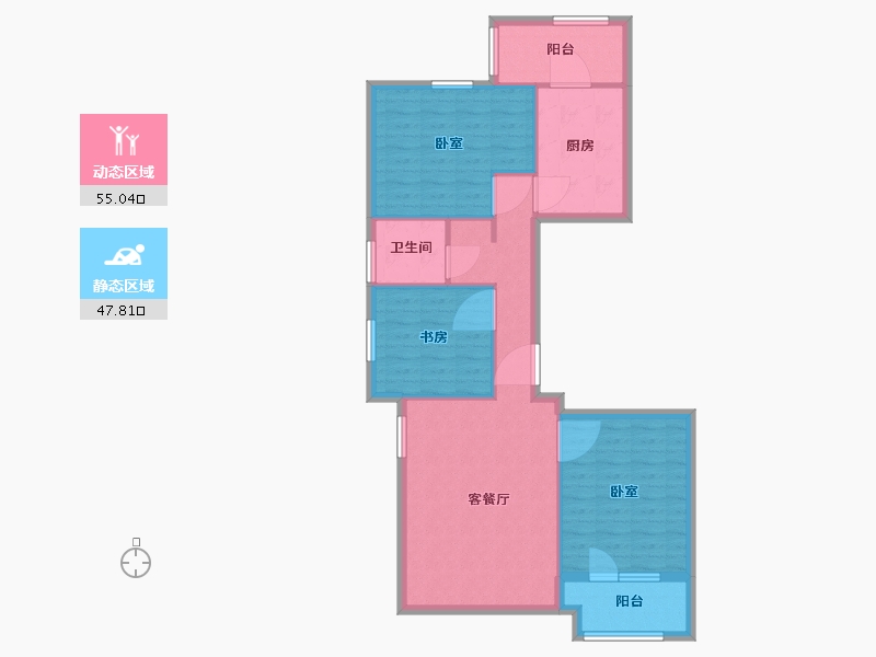 河北省-沧州市-贻成·御景狮城-93.00-户型库-动静分区