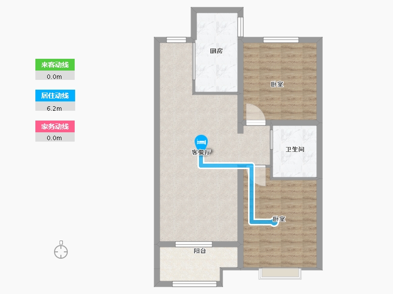 山西省-太原市-融创外滩公馆二期-70.00-户型库-动静线