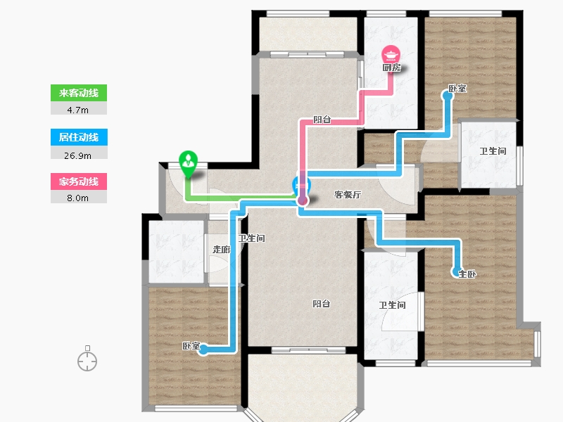 山西省-太原市-太原星河湾5号园-159.00-户型库-动静线