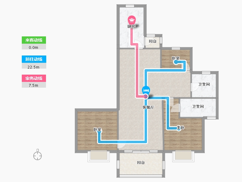 山西省-太原市-大同恒大悦府-100.28-户型库-动静线