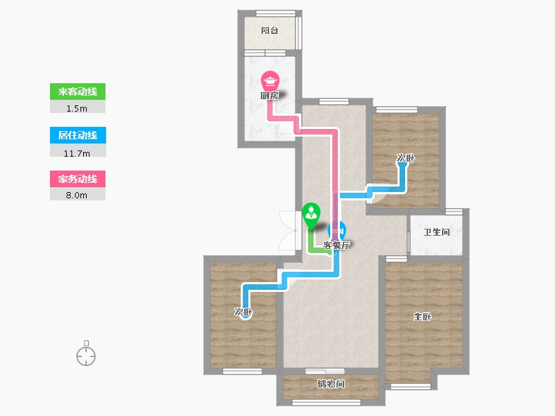 河北省-廊坊市-文院9号-82.39-户型库-动静线