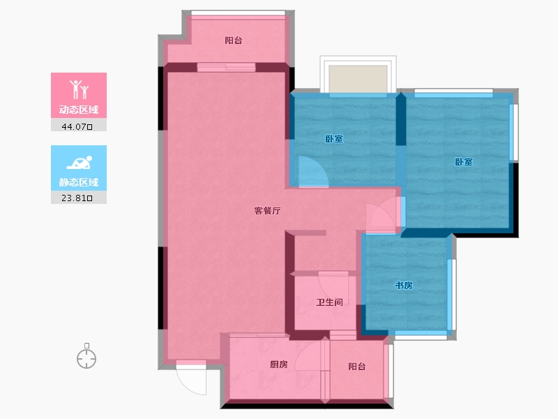 四川省-成都市-环天时代中心-59.06-户型库-动静分区