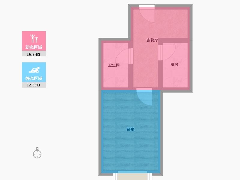 山西省-太原市-宜佳上东城-24.56-户型库-动静分区