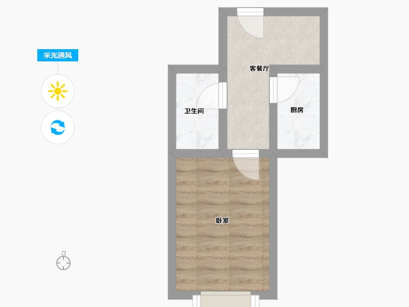 山西省-太原市-宜佳上东城-24.56-户型库-采光通风