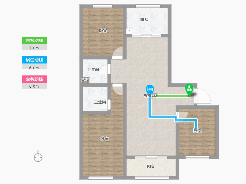 山西省-大同市-大西街公园1号-93.62-户型库-动静线