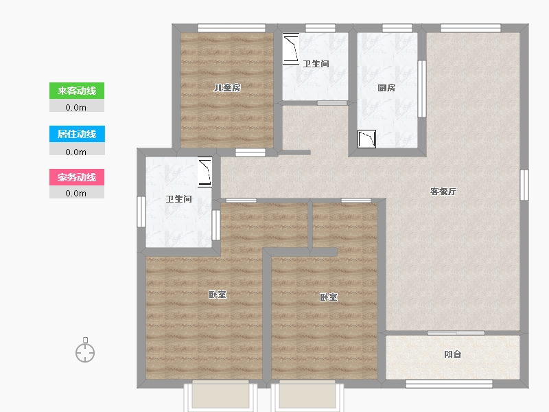 山西省-太原市-中国铁建西府国际-99.00-户型库-动静线