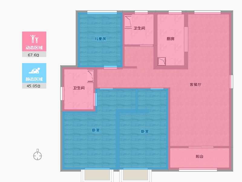 山西省-太原市-中国铁建西府国际-99.00-户型库-动静分区