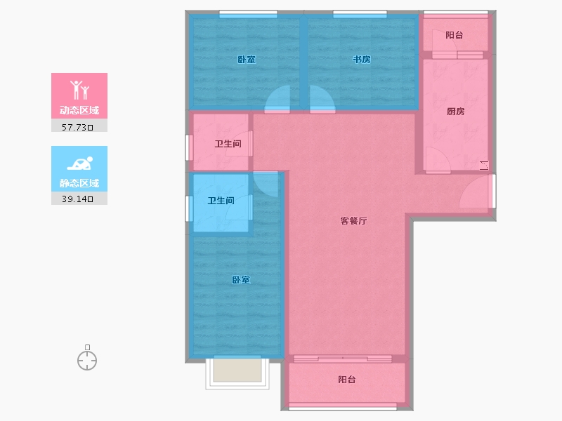 山西省-大同市-领阅-86.07-户型库-动静分区