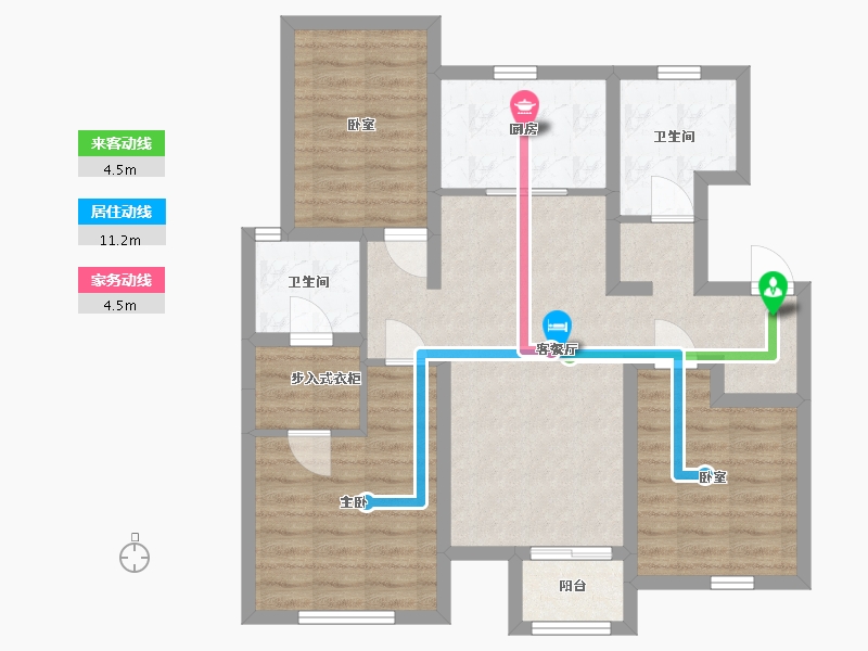 河北省-沧州市-润森紫御府-82.30-户型库-动静线