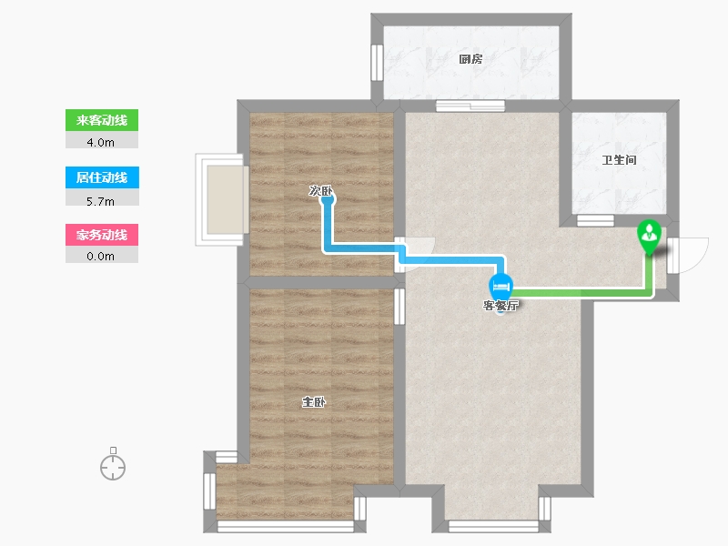 河北省-廊坊市-卢浮盛典-64.00-户型库-动静线