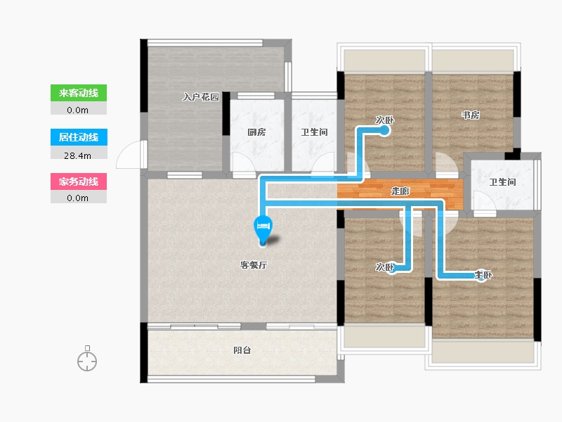 贵州省-安顺市-虹湖天域-117.16-户型库-动静线