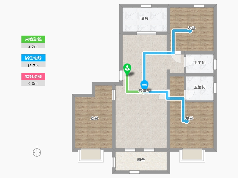 河北省-石家庄市-昌泰·玖筑翰府-93.20-户型库-动静线