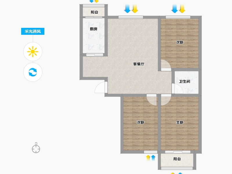 河北省-承德市-富豪国际-98.00-户型库-采光通风