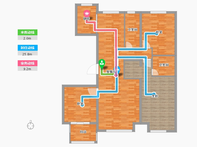 河北省-保定市-京南首府-124.30-户型库-动静线