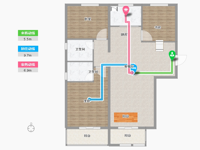 河北省-保定市-京南首府-154.62-户型库-动静线