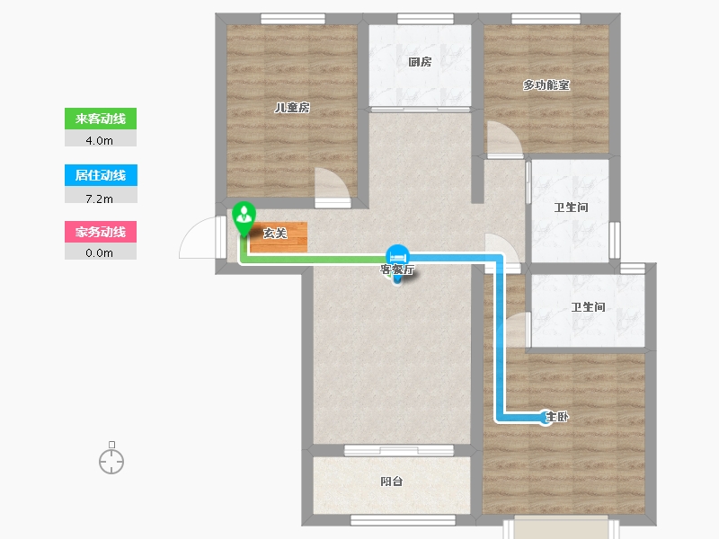 山西省-太原市-山钢铭著-78.26-户型库-动静线