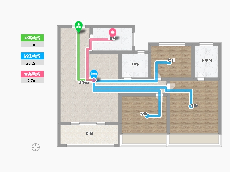 山西省-临汾市-功臣御苑-92.00-户型库-动静线