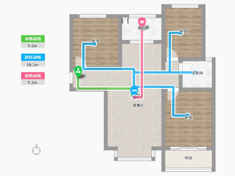 山西省-运城市-凤凰湾-78.06-户型库-动静线