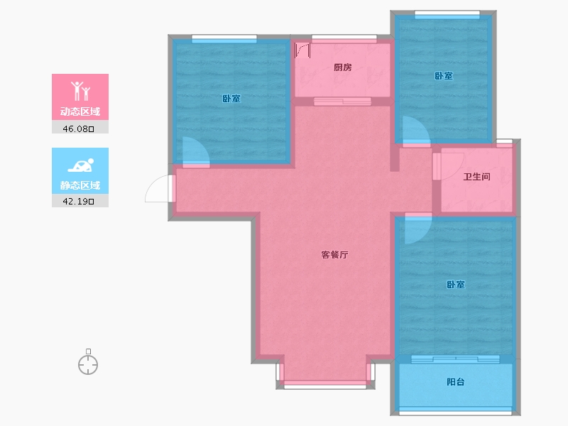 山西省-运城市-凤凰湾-78.06-户型库-动静分区