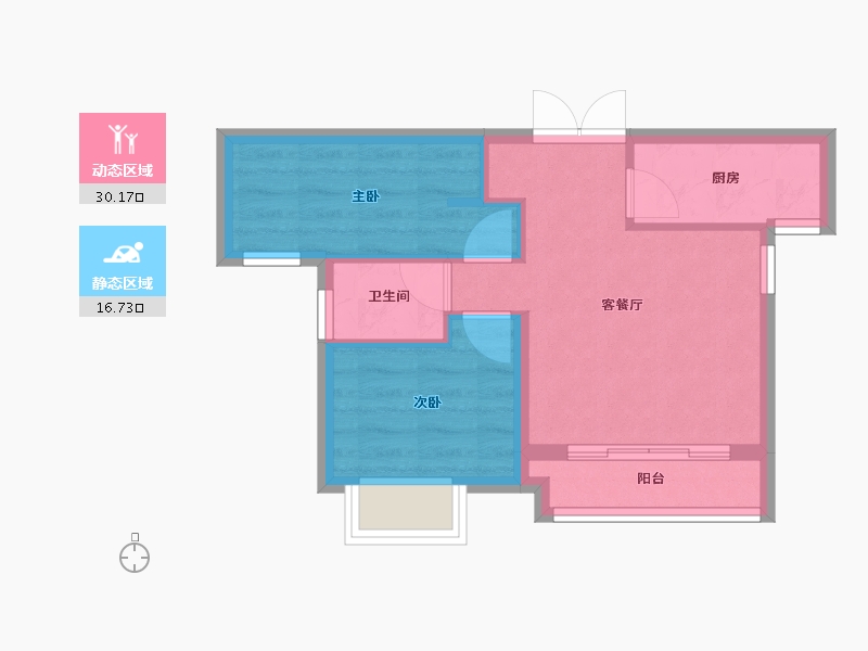 山西省-临汾市-芳馨园-41.36-户型库-动静分区