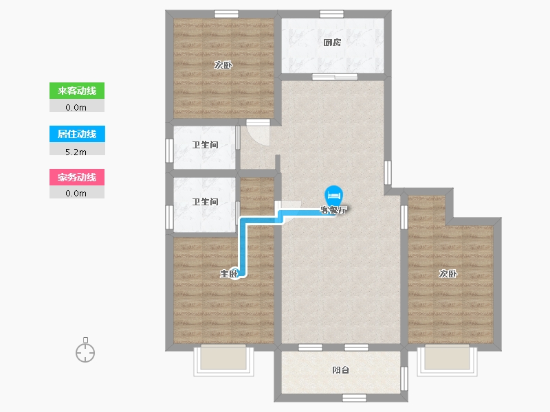 河北省-石家庄市-昌泰·玖筑翰府-93.24-户型库-动静线