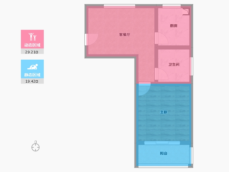 山西省-临汾市-思麦尔-聚缘中心-42.38-户型库-动静分区